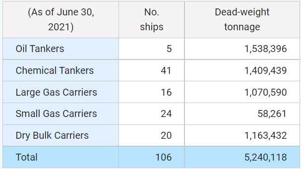 Vigma Maritime Fleet List