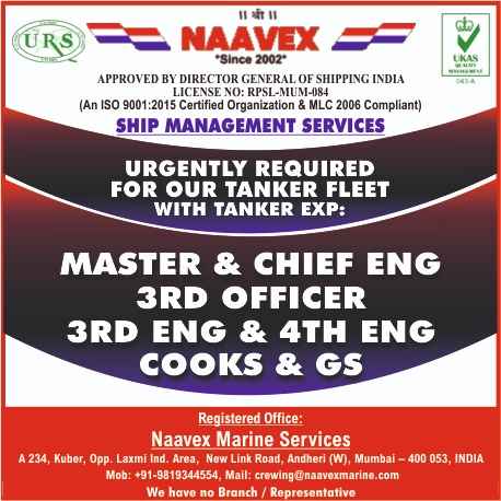 Naavex Marine Vacancies
