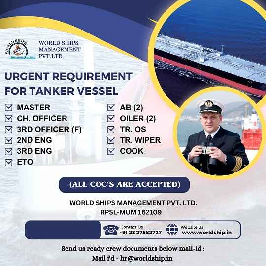 World Ships Management Vacancies